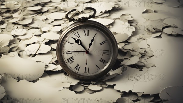 Planning time business concept. Context to productivity, efficiency, and time management, AI generated