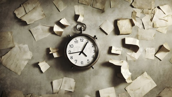 Planning time business concept. Context to productivity, efficiency, and time management, AI generated