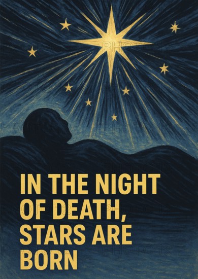 Metaphoric sufi poster illustrating sabr — the silent strength of patience on the spiritual path, AI generated