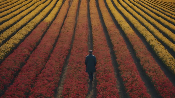 The corporality existent life journey Concept. AI generated image