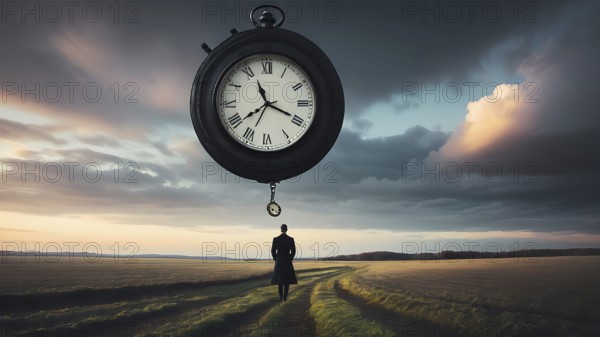 The corporality existent life journey Concept. AI generated image