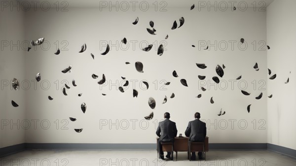 The corporality existent life journey Concept. AI generated image