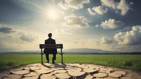 The corporality existent life journey Concept. AI generated image