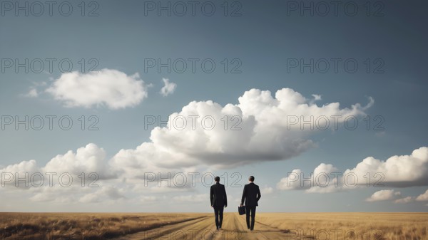 The corporality existent life journey Concept. AI generated image