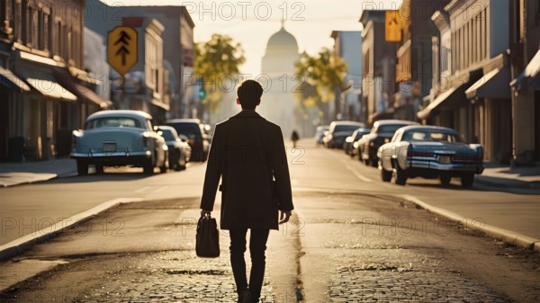 The corporality existent life journey Concept. AI generated image