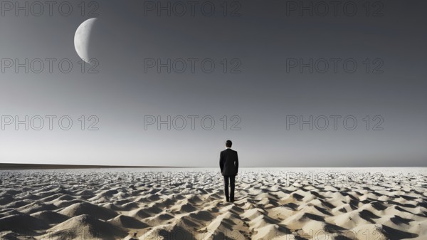 The corporality existent life journey Concept. AI generated image