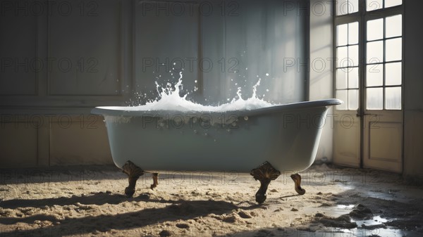 The corporality existent life journey Concept. AI generated image