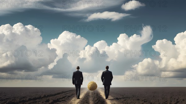 The corporality existent life journey Concept. AI generated image