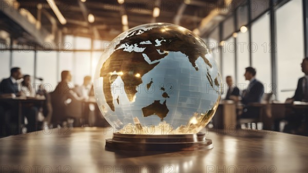 Business or politic concept indicating globalization. Business concept. business people, business investment and advisor consulting. AI generated image