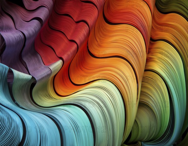 Abstract Modern Background. abstract graphic elements for presentation background design, AI generated