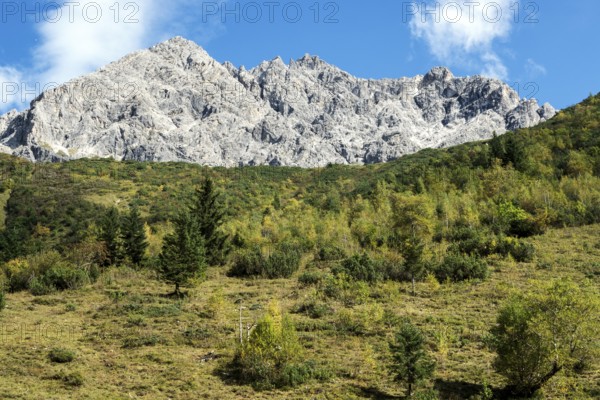 Großer Wilder, Oytal, near Oberstdorf, Oberallgäu, Allgäu, Bavaria, Germany