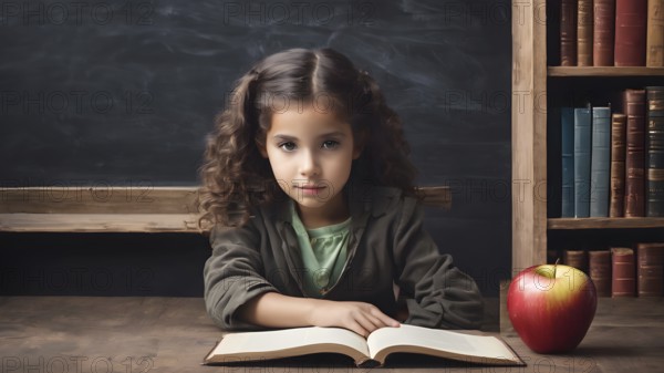 Educational success concept. Concept of education and reading. The development of the imagination. AI generated image