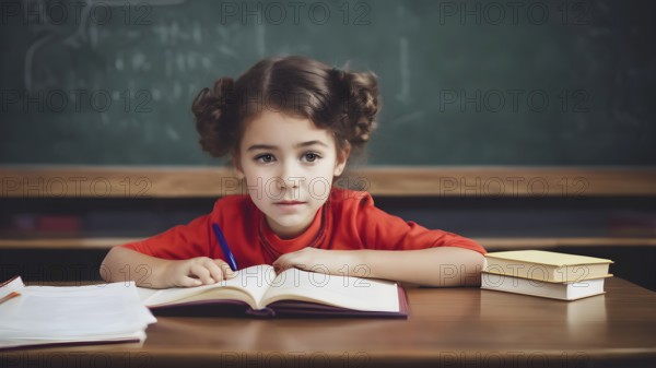 Educational success concept. Concept of education and reading. The development of the imagination. AI generated image