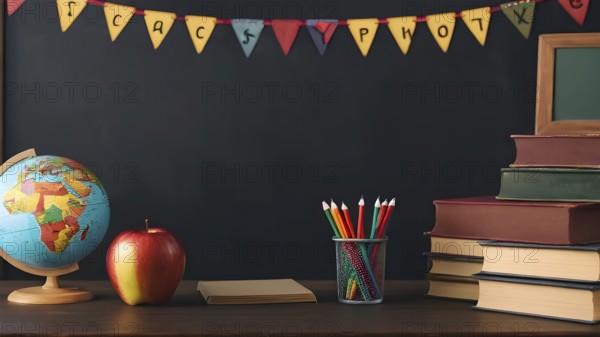 Educational success concept. Concept of education and reading. The development of the imagination. AI generated image