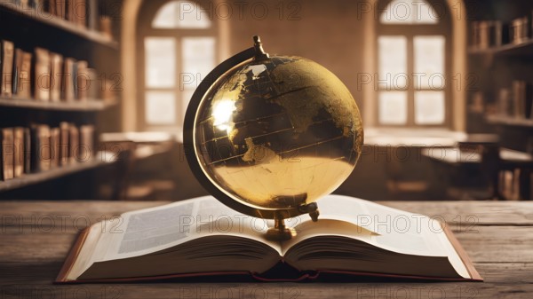 Educational success concept. Concept of education and reading. The development of the imagination. AI generated image