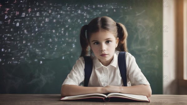 Educational success concept. Concept of education and reading. The development of the imagination. AI generated image