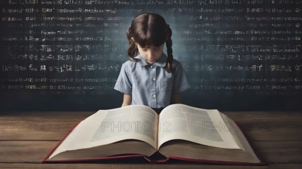 Educational success concept. Concept of education and reading. The development of the imagination. AI generated image
