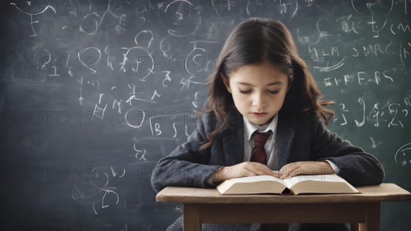 Educational success concept. Concept of education and reading. The development of the imagination. AI generated image
