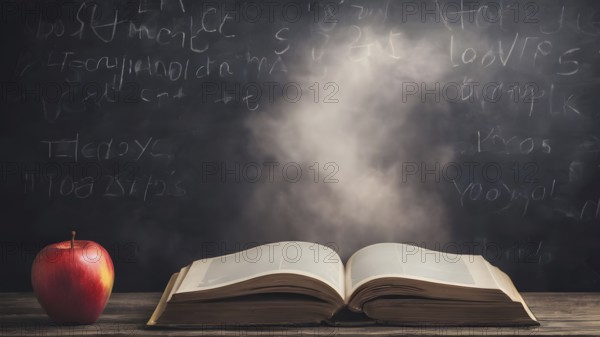 Educational success concept. Concept of education and reading. The development of the imagination. AI generated image