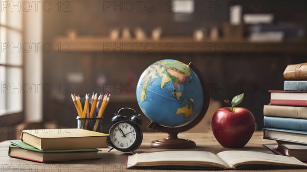 Educational success concept. Concept of education and reading. The development of the imagination. AI generated image