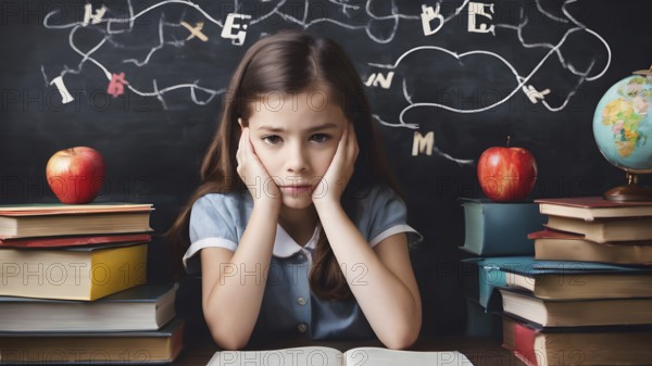 Educational success concept. Concept of education and reading. The development of the imagination. AI generated image