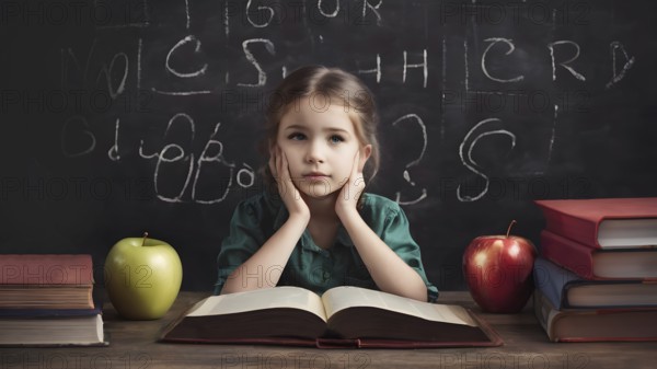 Educational success concept. Concept of education and reading. The development of the imagination. AI generated image
