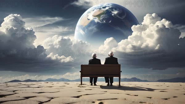 Death as end of life. Concept of death. AI generated image. AI