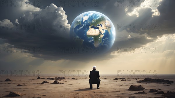 Death as end of life. Concept of death. AI generated image. AI