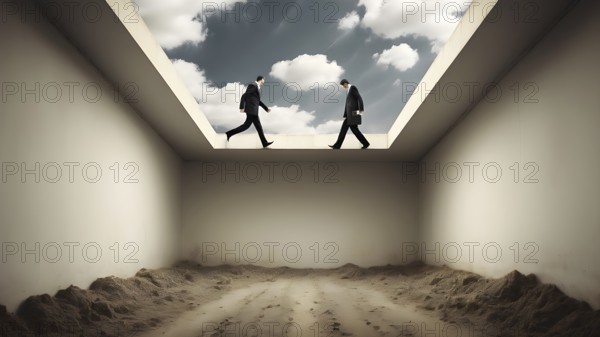 Death as end of life. Concept of death. AI generated image. AI