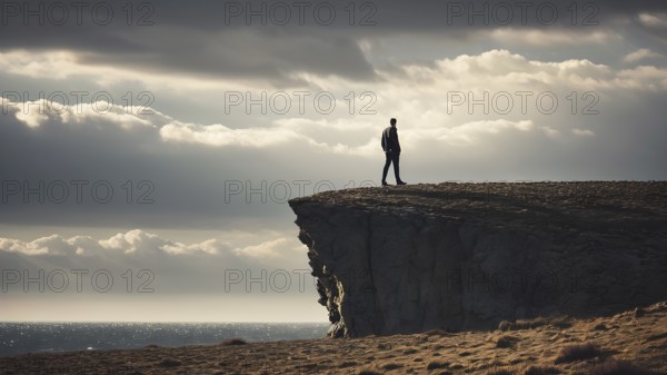 Depression health people concept. Negative emotion image. Sadness and anxiety concept with despaired, stressed. AI generated image, ai