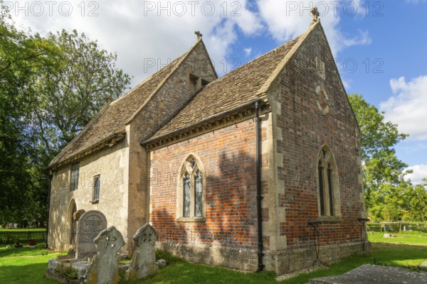 Grade 1 listed St Mary's church, Anglo-Saxon building, Alton Barnes, Vale of Pewsey, Wiltshire, England, UK