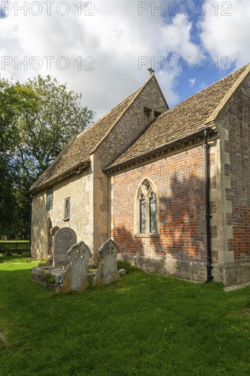 Grade 1 listed St Mary's church, Anglo-Saxon building, Alton Barnes, Vale of Pewsey, Wiltshire, England, UK