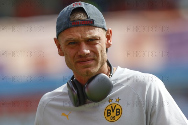 Football, Bundesliga 1, Matchday 3, 2025/2026, 1. FC Heidenheim vs. Borussia Dortmund, 13/09/2025, Voith-Arena, Heidenheim, Germany, Julian RYERSON Borussia Dortmund