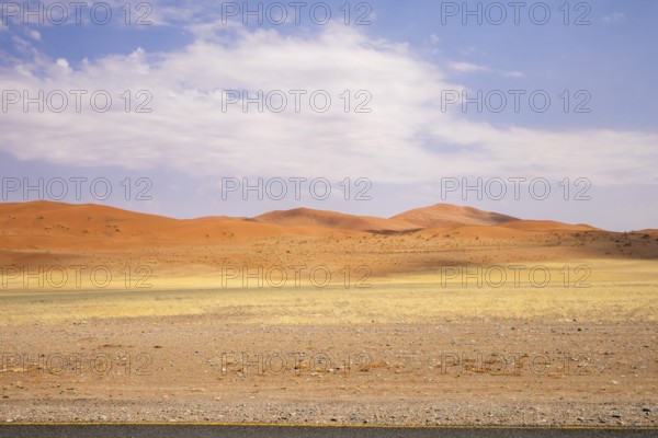 Sossusvlei in Namibia is a desert wonder, famous for its giant red dunes, glowing at sunrise and sunset, and its hauntingly beautiful dead tree valleys