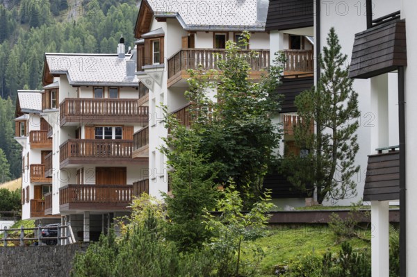 Apartment blocks, Arosa, Graubünden, Switzerland