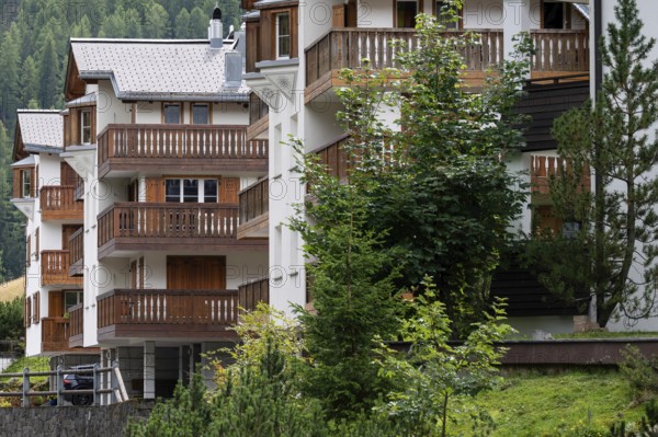 Apartment blocks, Arosa, Graubünden, Switzerland