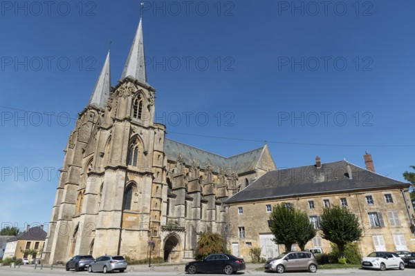 Notre-Dame Abbey Church, Mouzon, Département Ardennes, Grand Est, France