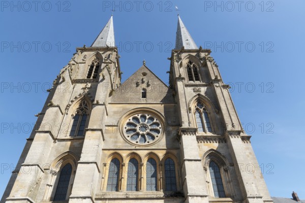 Notre-Dame Abbey Church, Mouzon, Département Ardennes, Grand Est, France