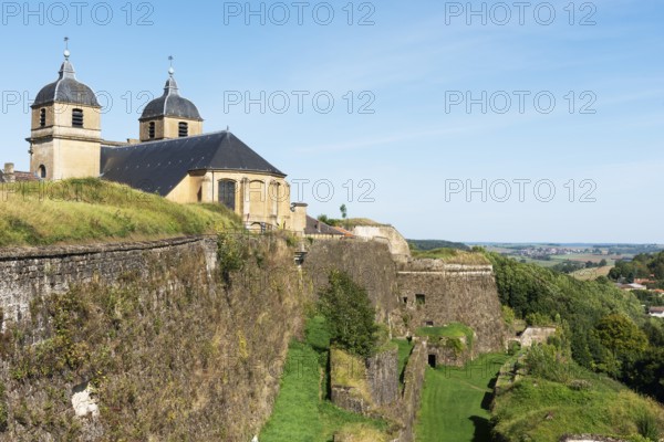 Church of St Martin, citadel, fortress, Montmédy, Département Meuse, Grand Est, France