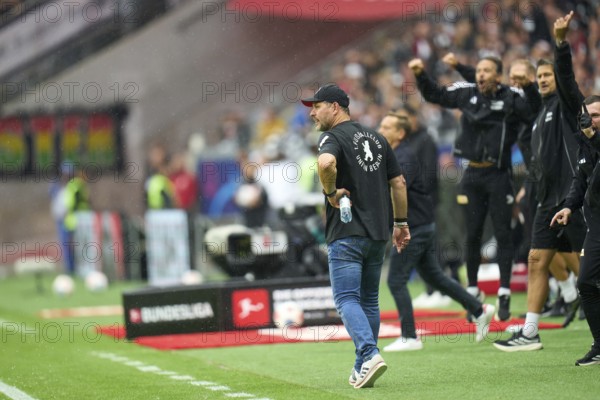Football Bundeliga Eintracht Frankfurt-Union Berlin.Steffen Baumgart, Coach Union Berlin