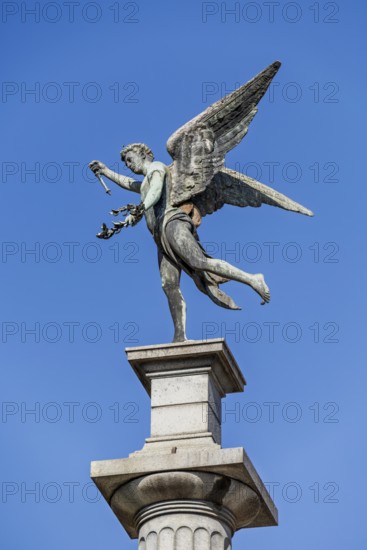 Angel figure, Plaza Francia, Recoleta, Buenos Aires, capital of Argentina