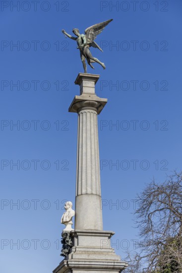 Angel figure, Plaza Francia, Recoleta, Buenos Aires, capital of Argentina