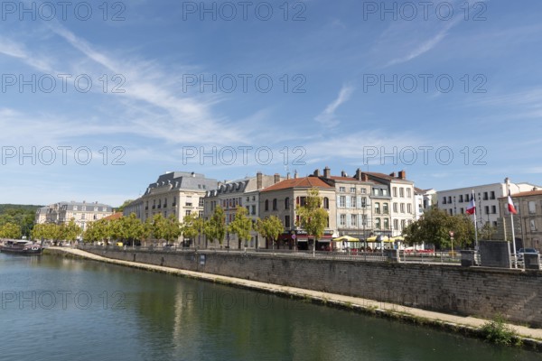 Riverbank, River Meuse, Verdun, Département Meuse, Grand Est, France