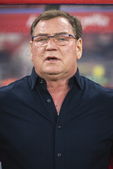 CHORZOW, POLAND - SEPTEMBER 7, 2025: Qualifications for FIFA 2026. Football match Poland vs Finland. Jan Urban head coach of Poland
