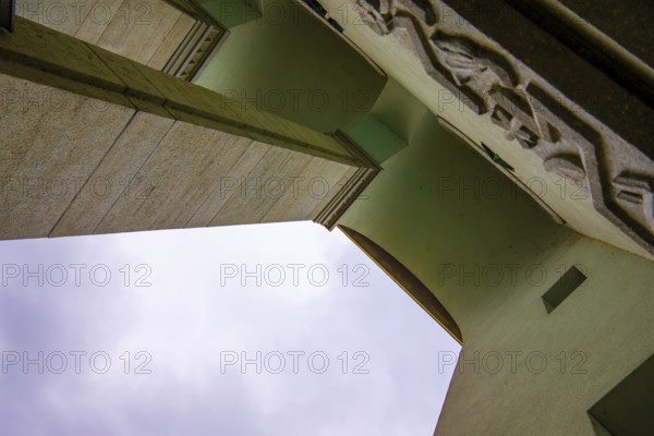Low Angle View on Olten Friedenskirche Church in an Autumn Day in Olten, Solothurn Canton, Switzerland