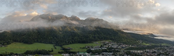 Dachtstein, Dachtstein glacier, shrouded in clouds, Styria, Austria