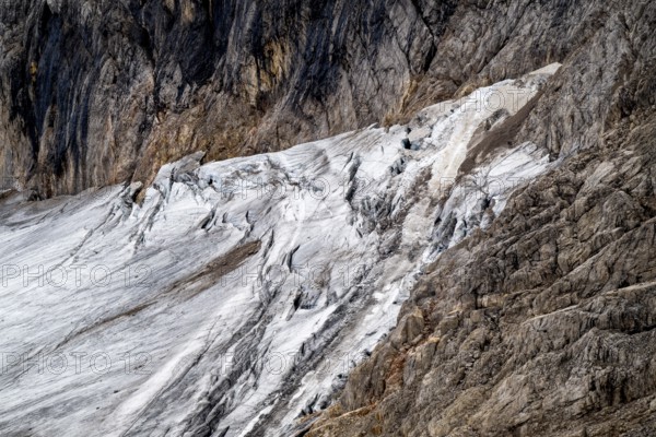 Details ice, glacier, Dachstein, Dachstein glacier, Styria, Austria