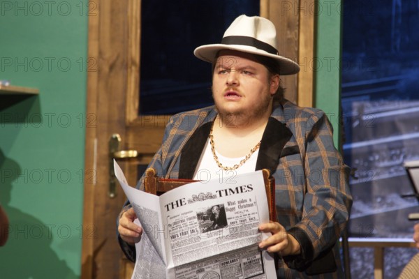 Pablo Nina Toculescu (Willie Knoxton), LADYKILLERS, photo rehearsal on 29/09/2025 at the Berliner Kriminaltheater, Berlin, premiere: 15/10/2025