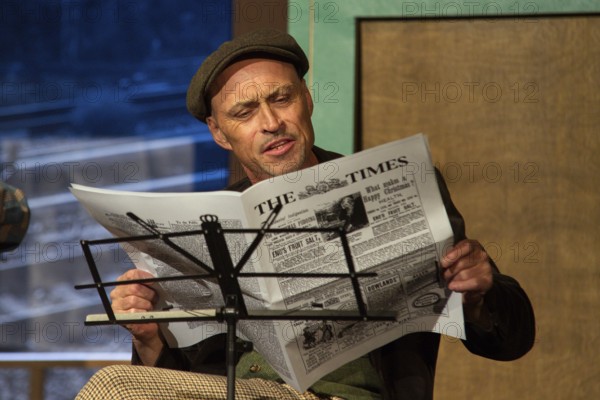 Silvio Hildebrandt (Dr Courtenay), LADYKILLERS, photo rehearsal on 29.09.2025 at the Berliner Kriminaltheater, Berlin, premiere: 15.10.2025