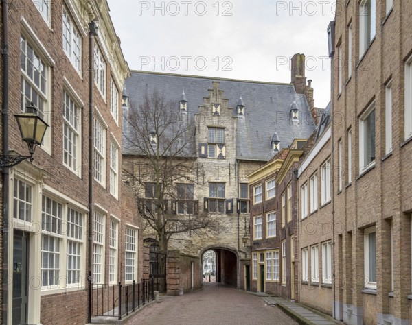 City view of Middelburg located in the dutch province of Zeeland